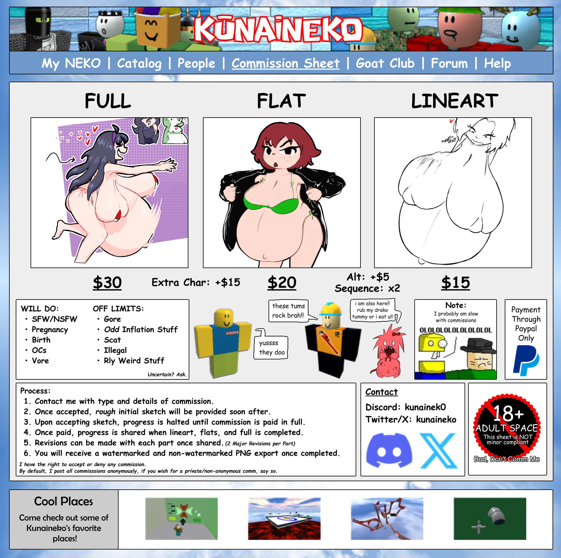 My commission sheet. Also available on DeviantArt.